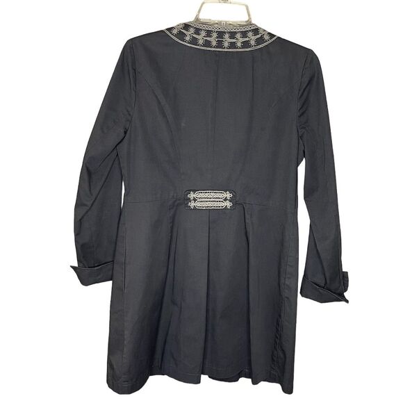 Cabi Women's Gray Turkish Delight Jacket Size 8 Embroidered Beaded Long Sleeve - Picture 2 of 6